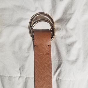 Michael Kors- Brown Leather Waist belt